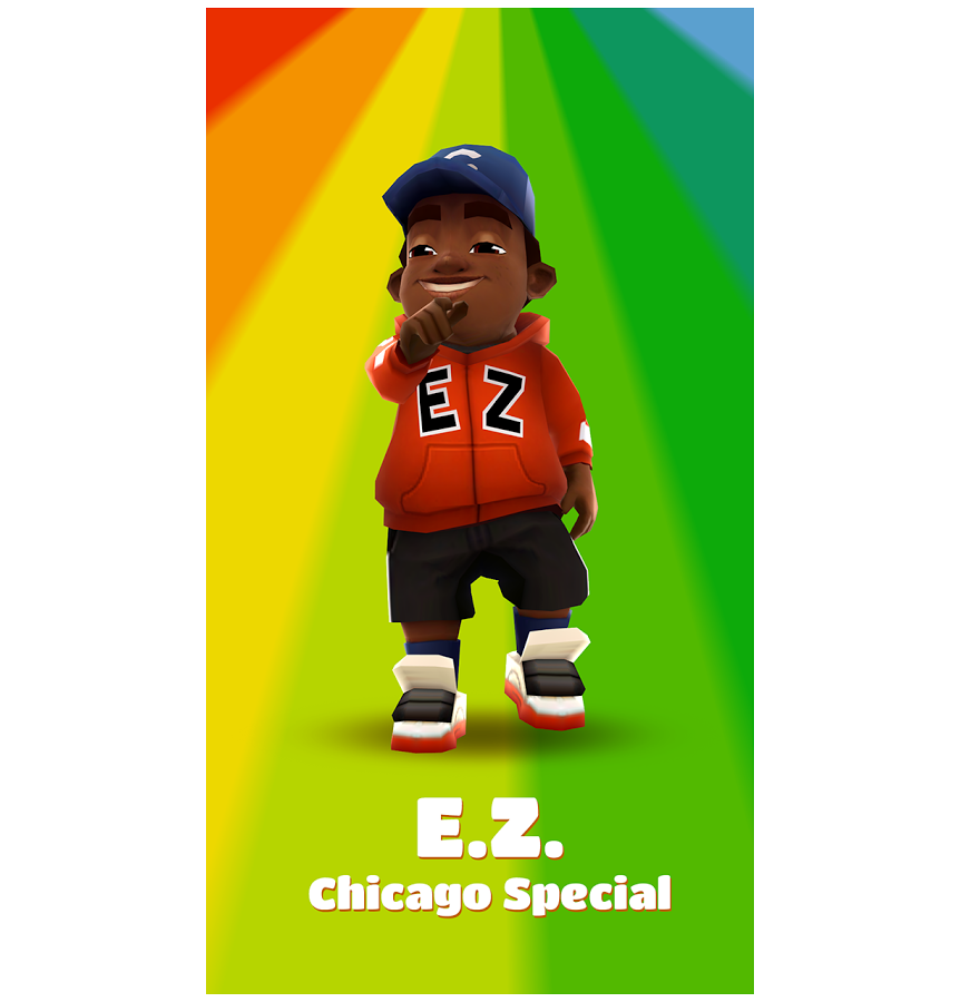 Subway Surfers World Tour 2018 - Chicago - New Character E.Z.