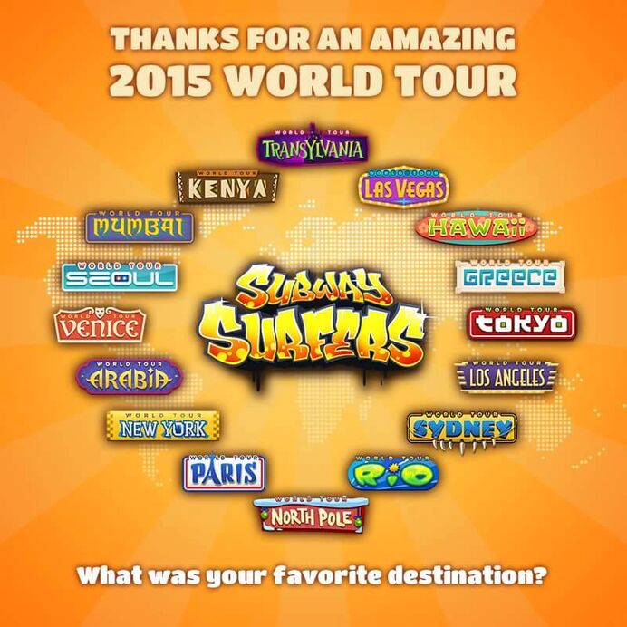 Subway Surfers World Tour Wonderful City of Paris - Easter New