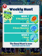 All the prizes of the Weekly Hunt