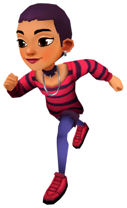 Subway Surfers Berlin com a rockeira Nina 