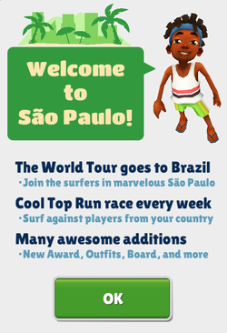 Subway Surfers World Tour: São Paulo, Subway Surfers Wiki BR