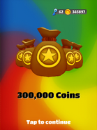 Getting 300,000 Coins from a Super Mystery Box