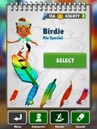 Selecting Birdie with Kim in her Dive Outfit