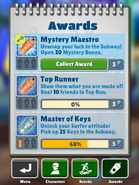 Collecting the Bronze "Mystery Maestro" Award