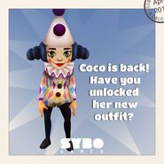 Coco is back with a new Outfit