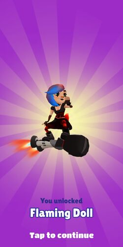 Flaming Doll, Subway Surfers Wiki