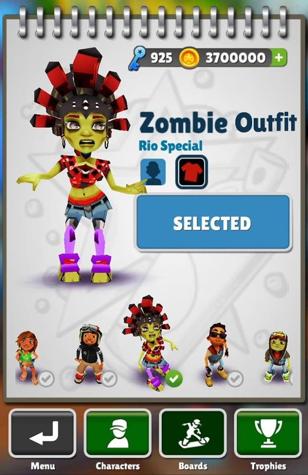 Outfits, Subway Surfers Wiki