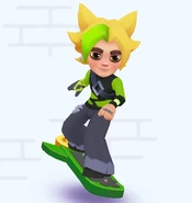 Lucky surfing on Shamrock Shebang