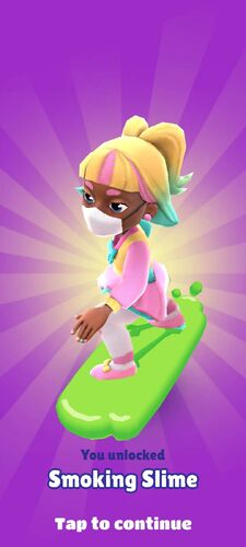 Subway Surfers Smoking Slime Board Unlocked with Event Coins