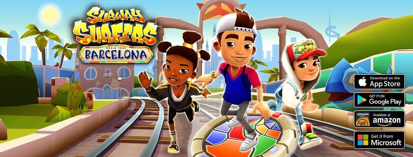 Subway Surfers - Jogo de Computador em Barcelona, ​​Subway Surf, jogo,  computador png