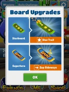 The new Board Upgrades