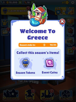 Subway Surfers - The #SubwaySurfers World Tour plays a game of mythology in  Greece! ✨ Slither your way through the Greece Season Hunt and unlock the  new stone-cold surfer, Moira, and the