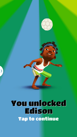 Curiosidade: Existe um personagem de Subway Surfers que representa a cidade  de São Paulo chamado Edison, esse personagem usa uma camisa do Tricolor  Paulista : r/futebol