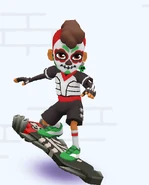 Mateo surfing on Shin Supreme #2