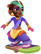 Rani surfing on Fast and Festive