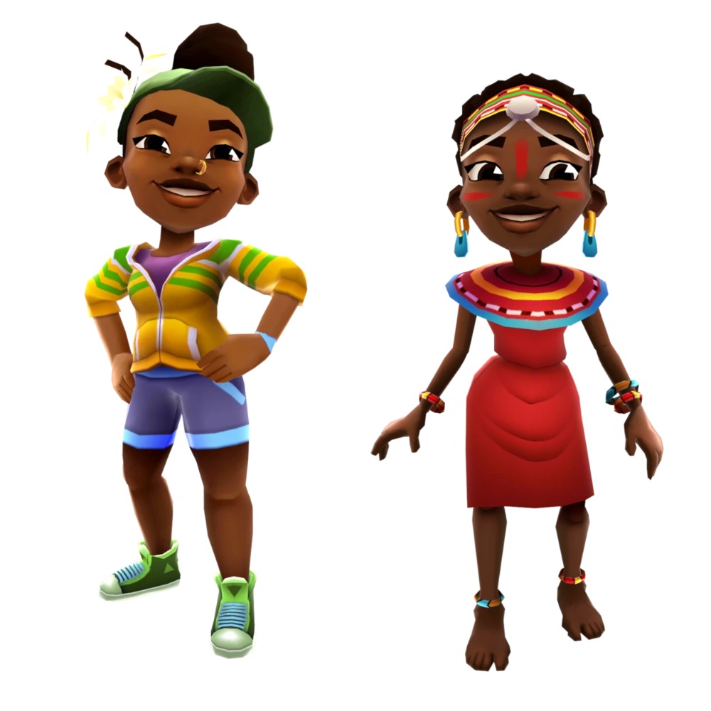 User blog:Caitlin Reece Alex Francisco/Aina and Zuri, Subway Surfers Wiki