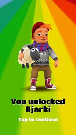 SUBWAY SURFERS BJARKI POWER TRAJE DESBLOQUEADO ♡ ♥