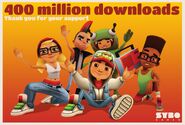 400 million downloads