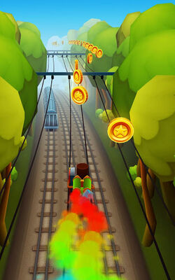 Subway Surfers] Pick Up 5 Jetpacks 