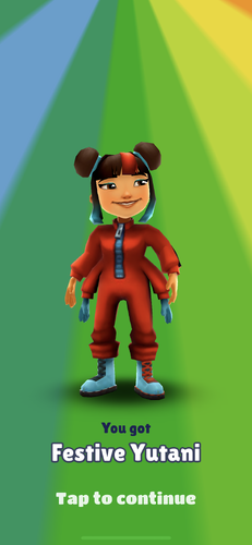 Festive Yutani  Subway surfers, Wallpaper iphone cute, Character