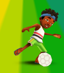 Curiosidade: Existe um personagem de Subway Surfers que representa a cidade  de São Paulo chamado Edison, esse personagem usa uma camisa do Tricolor  Paulista : r/futebol