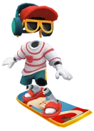 Tutti surfing on Kitty