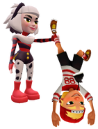 Olivia in her Skate Outfit getting caught by Vivienne
