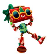 Gingerbot's Christmas special outfit, Wrapper ()