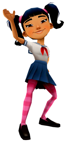 Harumi, subway Surfers, frizz, new Orleans, Subway, Mobile game, model  Sheet, mascot, superhero, wiki