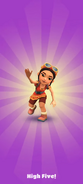 Getting a Top Run with Mala in her Lunar Outfit