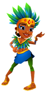 Carmen with Ribbon's pose