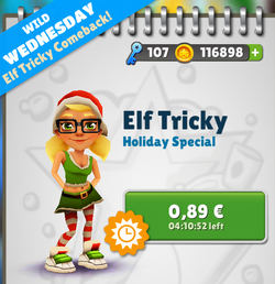 SUBWAY SURFERS WINTER HOLIDAY 2019 l ELF TRICKY PRANCHA JINGLES ♡ ♥