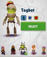 Tagbot's normal outfit