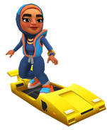 Hasina surfing on Diablo