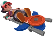 Leo surfing on Heavy Metal