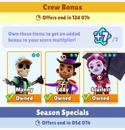Mexico City 2021 Crew Bonus