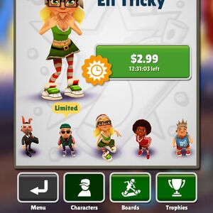 Subway Surfers World Tour: Subway City Xmas Elf Tricky Unlocked Gameplay  Android ios 