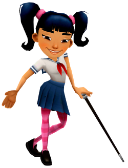 Harumi, subway Surfers, frizz, new Orleans, Subway, Mobile game, model  Sheet, mascot, superhero, wiki