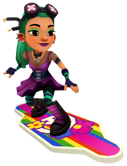 Subway Surfers on X: #ShopUpdate Nina and her Cyberpunk Outfit is