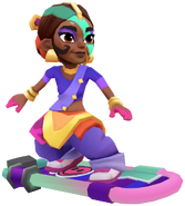 Rani surfing on Tagger
