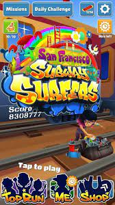 Subway Surfers World Tour - San Francisco Trailer  Visit the colorful  Subway tracks of San Francisco! Meet Jenny, the peace loving surfer, and  show off on the new Groovy board! Update