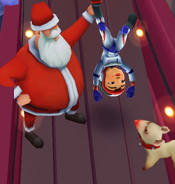 Subway Surfers - Don't be tricked by their cuteness! Santa Guard and Rudolf  Dog are still aiming to ruin your next high score! 👀