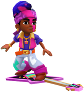 Rocky surfing on Rockstar