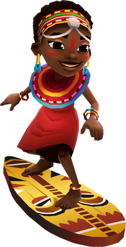 Kiloo Games on X: Surf the Kenya Subway in proper fashion with the  beautiful Woody board and Zuri's cool City Outfit! #SubwaySurfers   / X