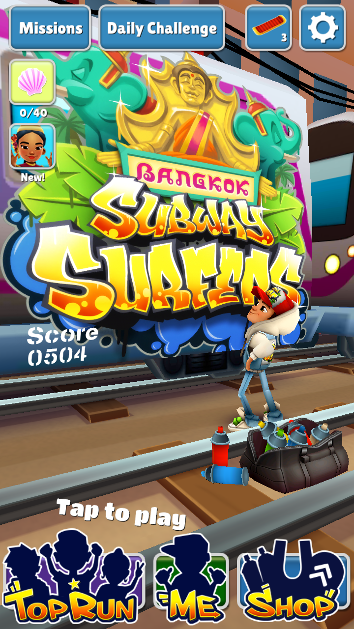 NEW UPDATE - SUBWAY SURFERS BANGKOK 2014 