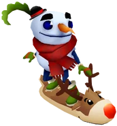 Buddy surfing on Rudy