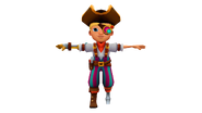 Hugo's Pirate Outfit 3D