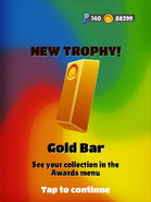 Gold Bar Trophy