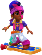 Rocky surfing on Moongazer