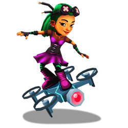 Subway Surfers on X: #ShopUpdate Nina and her Cyberpunk Outfit is